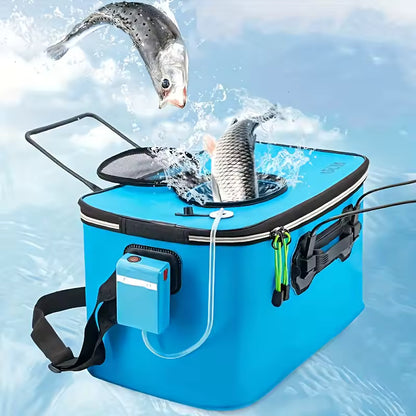 Foldable high-quality EVA fishing bucket – multifunctional portable foldable fishing minnow bucket