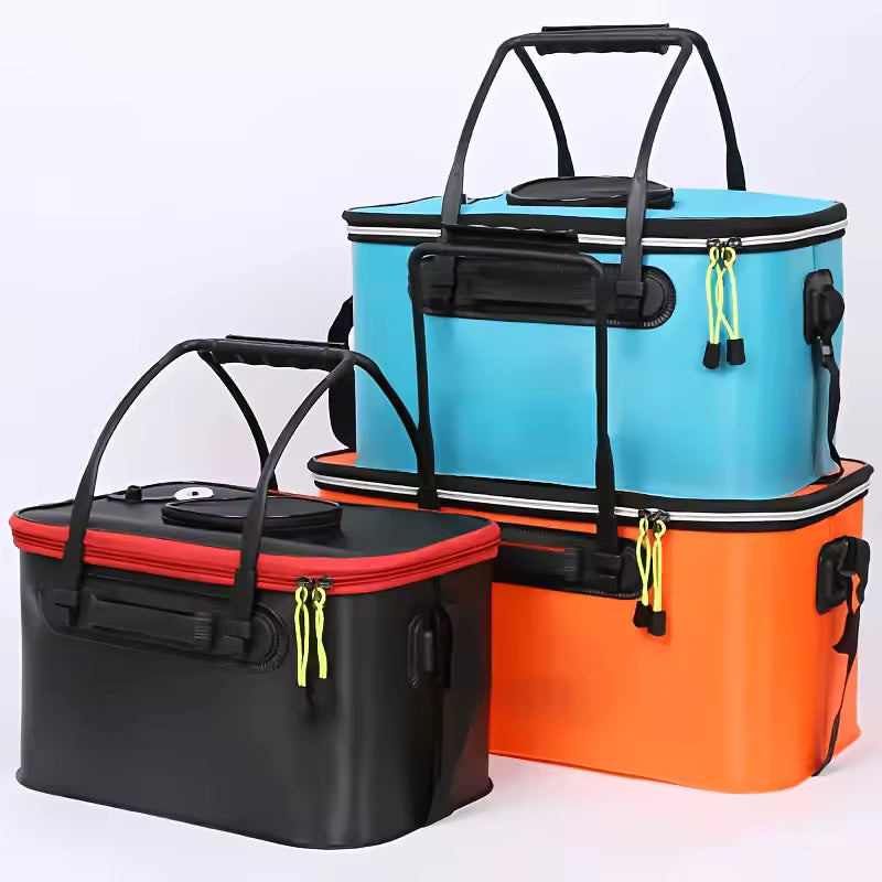 Foldable high-quality EVA fishing bucket – multifunctional portable foldable fishing minnow bucket