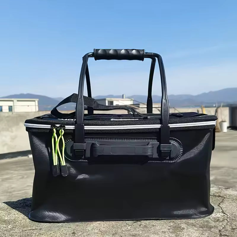 Foldable high-quality EVA fishing bucket – multifunctional portable foldable fishing minnow bucket
